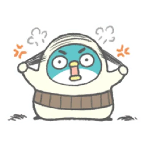 PP mini 小小企鵝 -小老頭 （1） - Sticker 11