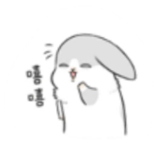Rabbit-Yes/No/Dunno/Ok - Sticker 16