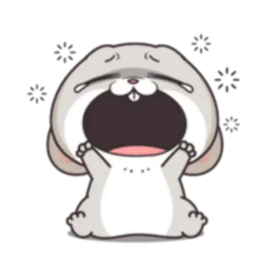 Cute Rabbit 1 - Sticker 15
