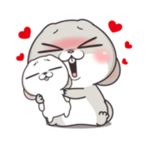 Cute Rabbit 1 - Sticker 18