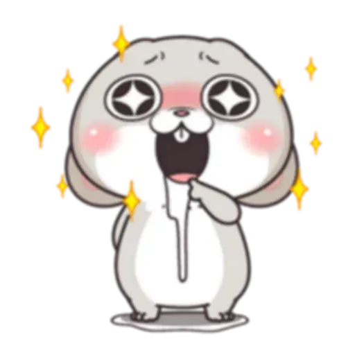 Cute Rabbit 1 - Sticker 16