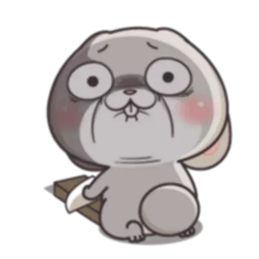 Cute Rabbit 1 - Sticker 14