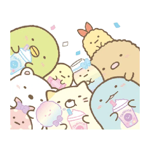 すみっコぐらし たぴおかパーク - Sticker 9