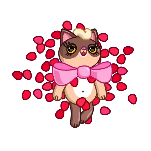 Valentine Cat - Sticker 17