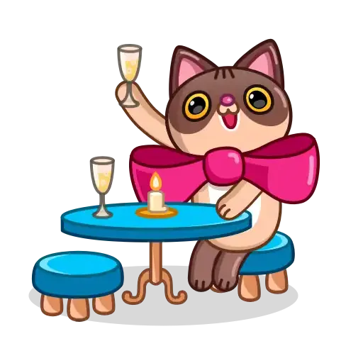 Valentine Cat - Sticker 15