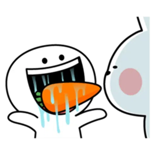 Spoiled rabbit & Smile Person - Sticker 9
