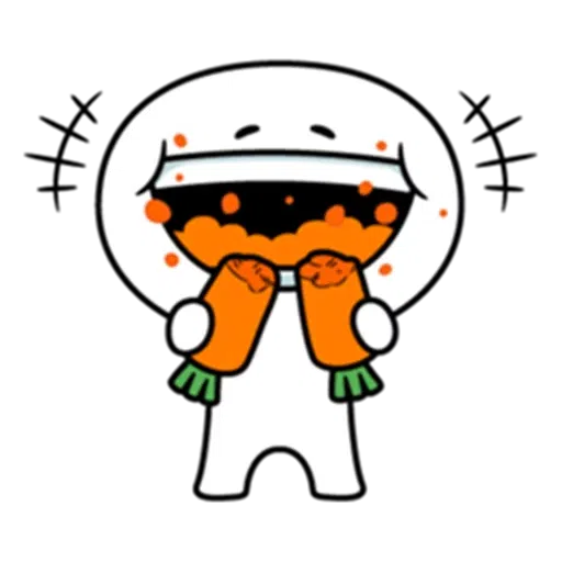 Spoiled rabbit & Smile Person - Sticker 23