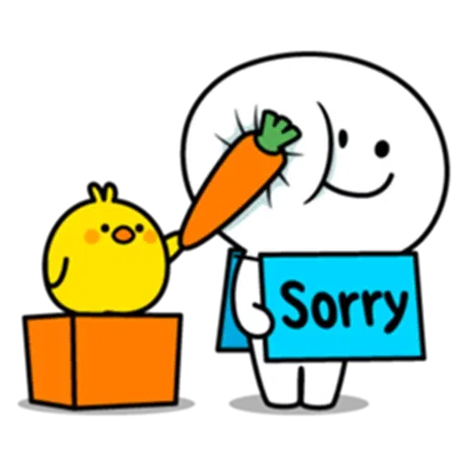Spoiled rabbit & Smile Person - Sticker 14