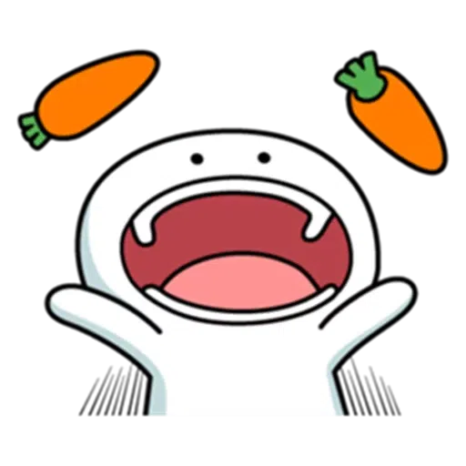 Spoiled rabbit & Smile Person - Sticker 30