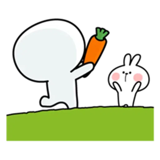 Spoiled rabbit & Smile Person - Sticker 19