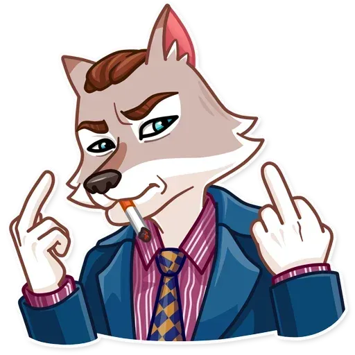 The Wolf - Sticker 30