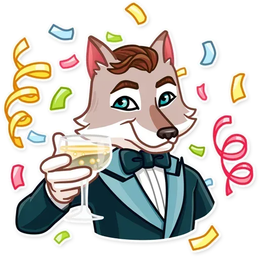 The Wolf - Sticker 27