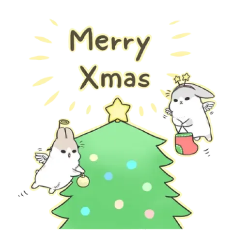 Rabbit Christmas - Sticker 18