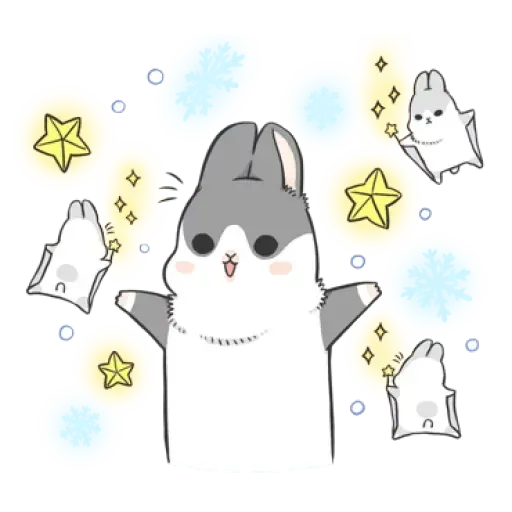 Rabbit Christmas - Sticker 11