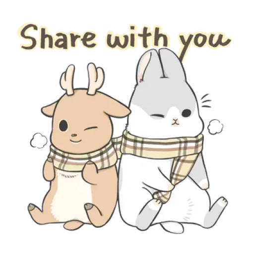 Rabbit Christmas - Sticker 13