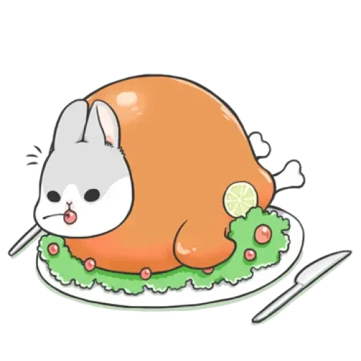 Rabbit Christmas - Sticker 12