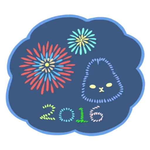 Rabbit Christmas - Sticker 25