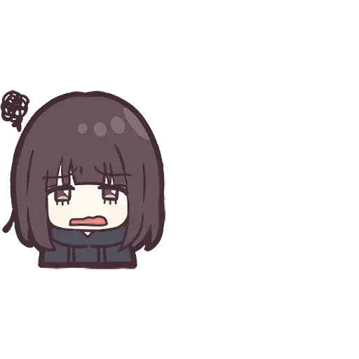 Menhera chan Emoji - Sticker 15