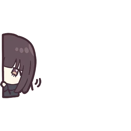 Menhera chan Emoji - Sticker 29