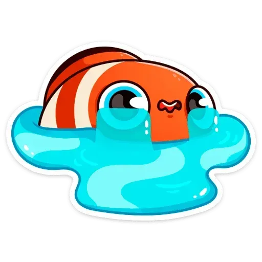 Golden Fish - Sticker 11
