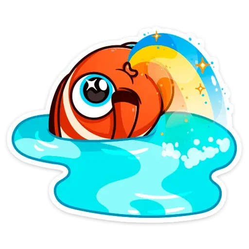 Golden Fish - Sticker 9