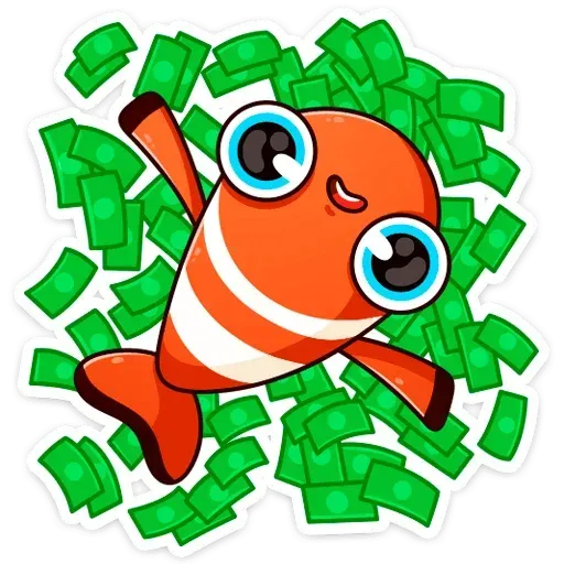Golden Fish - Sticker 17
