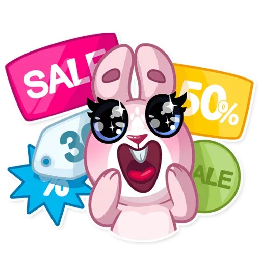 Rosy Bunny - Sticker 10