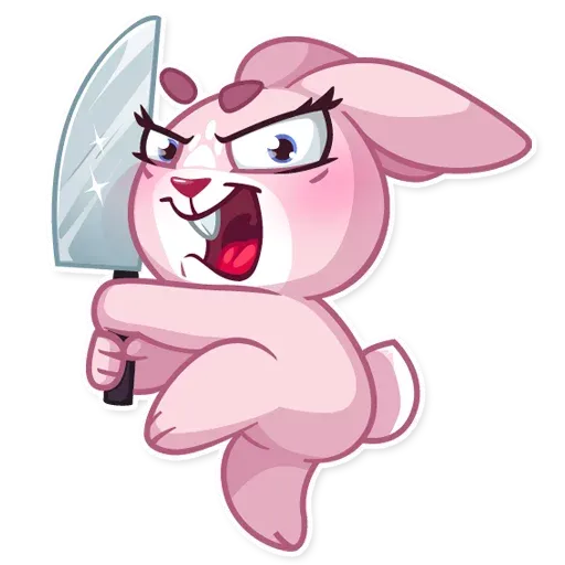 Rosy Bunny - Sticker 28