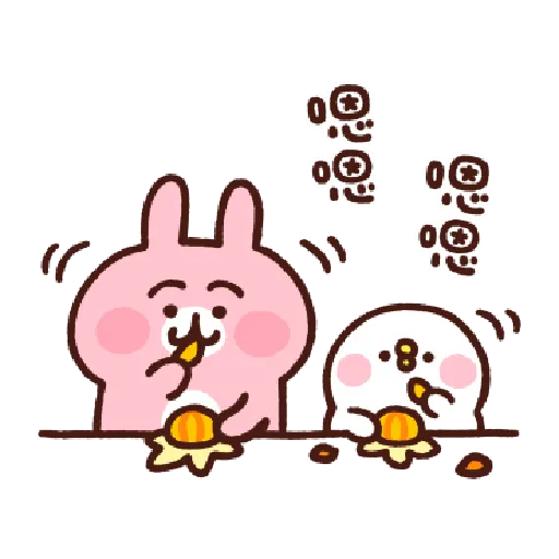 Piske & Usagi New Year - Sticker 21