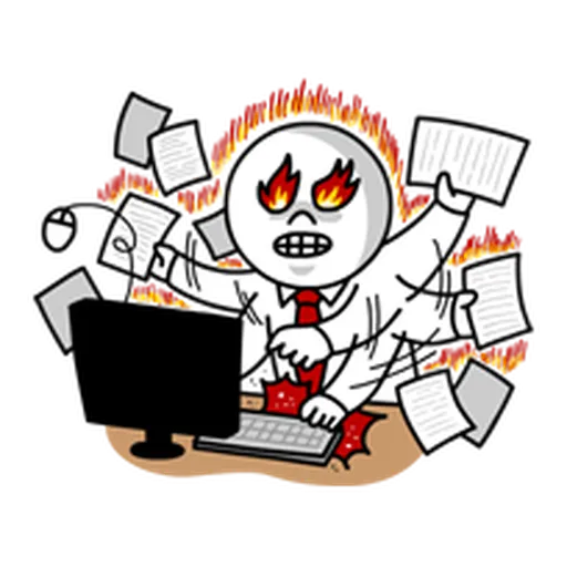 Working Moon - Sticker 20