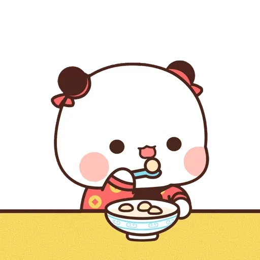 熊貓一二 festival New Year 3 (一二新年) GIF* - Sticker 17