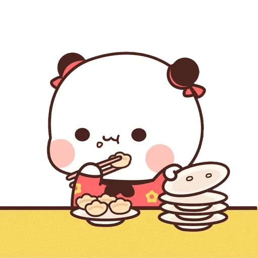 熊貓一二 festival New Year 3 (一二新年) GIF* - Sticker 19