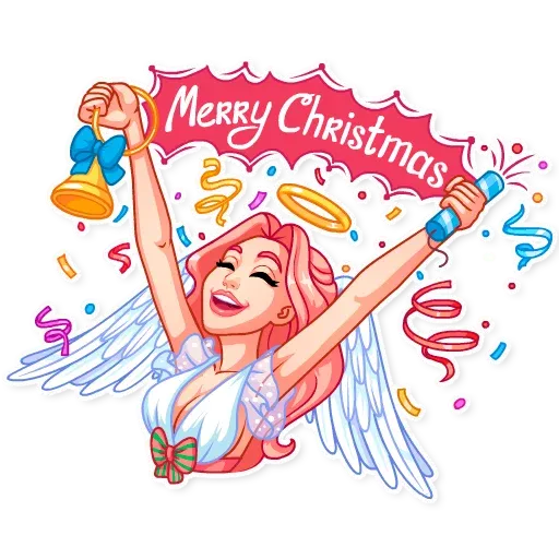 Christmas Angel - Sticker 25