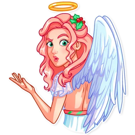 Christmas Angel - Sticker