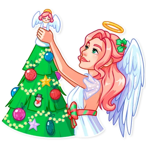Christmas Angel - Sticker 11