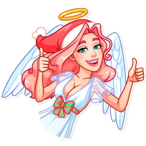 Christmas Angel - Sticker