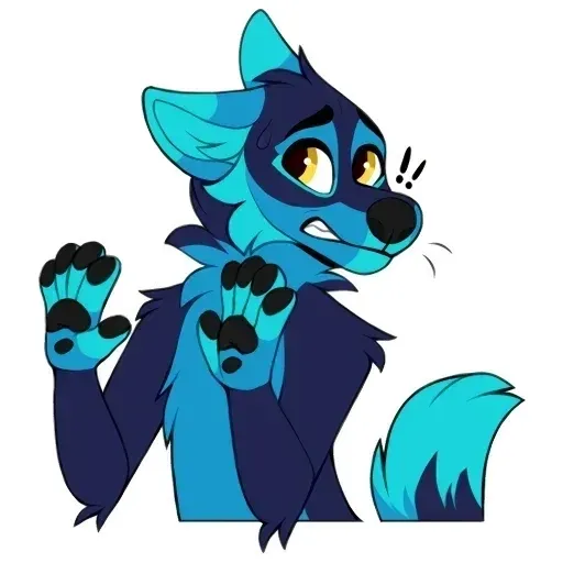Furry 10 - Sticker