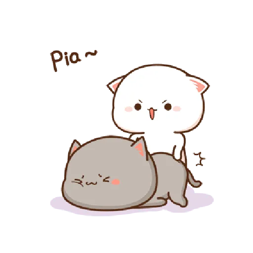  桃子猫1 - Sticker 25