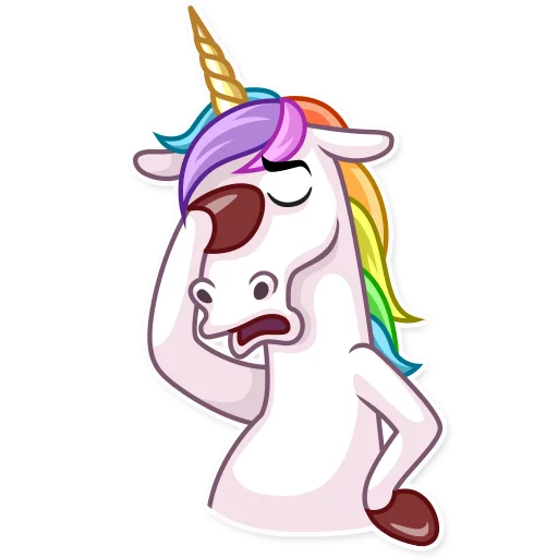 Unicorn WhatsApp Stickers Stickers Cloud