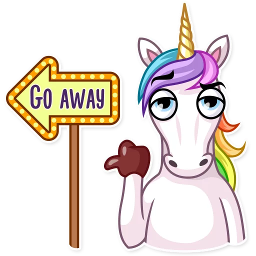 Unicorn WhatsApp Stickers Stickers Cloud