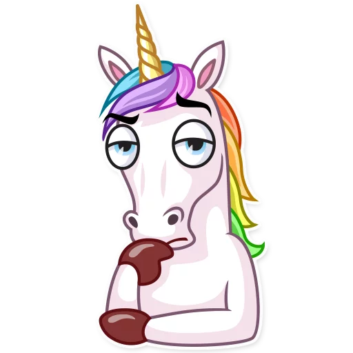 Unicorn WhatsApp Stickers Stickers Cloud