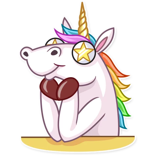 Unicorn WhatsApp Stickers Stickers Cloud