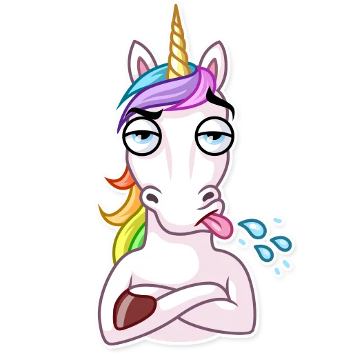 Unicorn WhatsApp Stickers Stickers Cloud