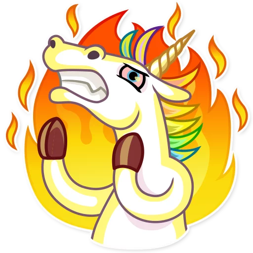 Unicorn WhatsApp Stickers Stickers Cloud