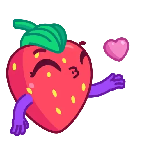 Sweety Strawberry - Sticker