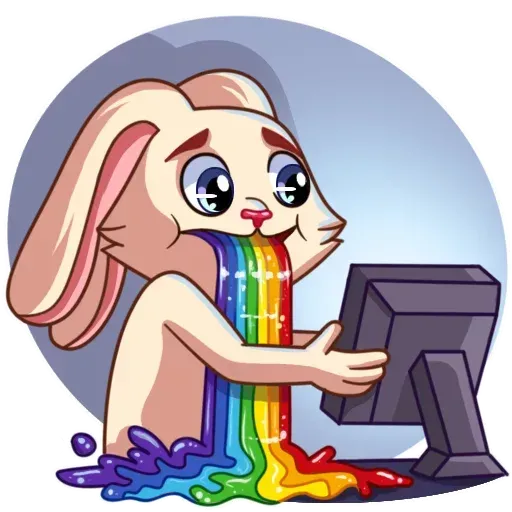 Gentle Rabbit - Sticker 21
