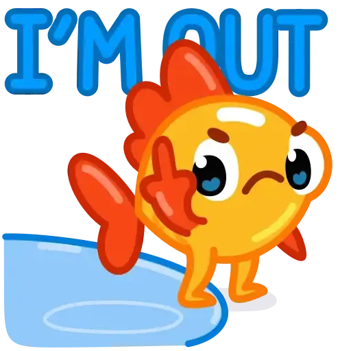 Gold fish - Sticker 20