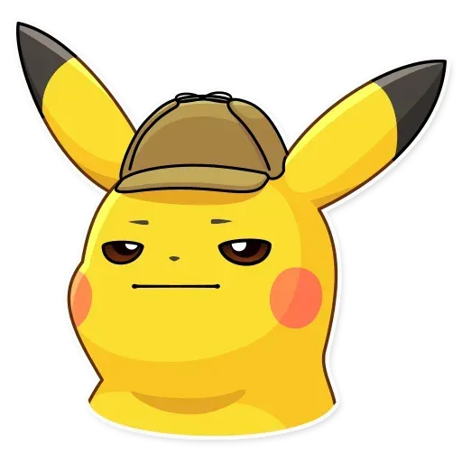 Pikachu Detective - Sticker 15