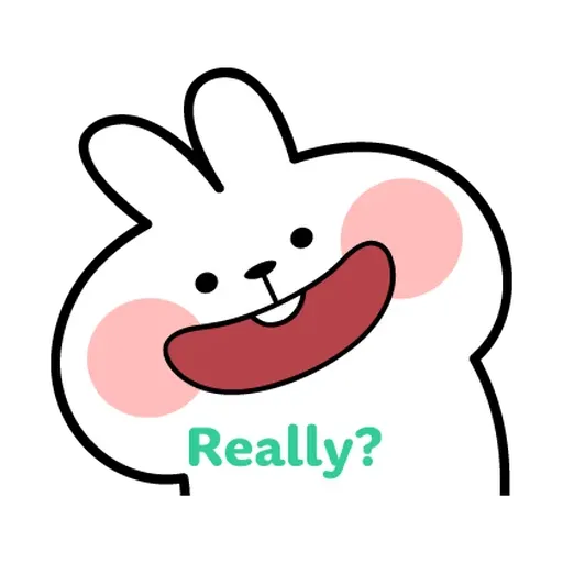 Message React Spoiled Rabbit - Sticker 15