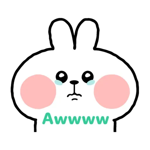 Message React Spoiled Rabbit - Sticker 23